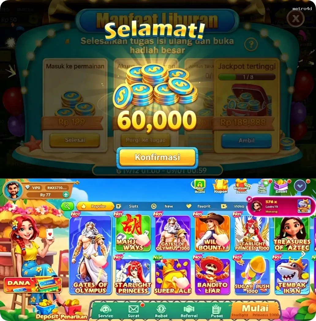 metro4d Masuk - metro4d Resmi